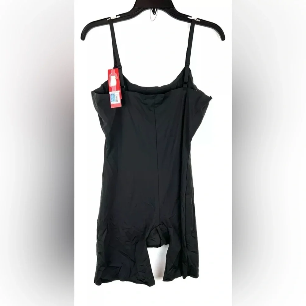 Spanx Women’s Black Slimming Body Shapewear One Piece Size XL